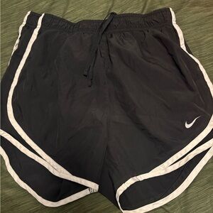 Nike Black Running Shorts with White Accents